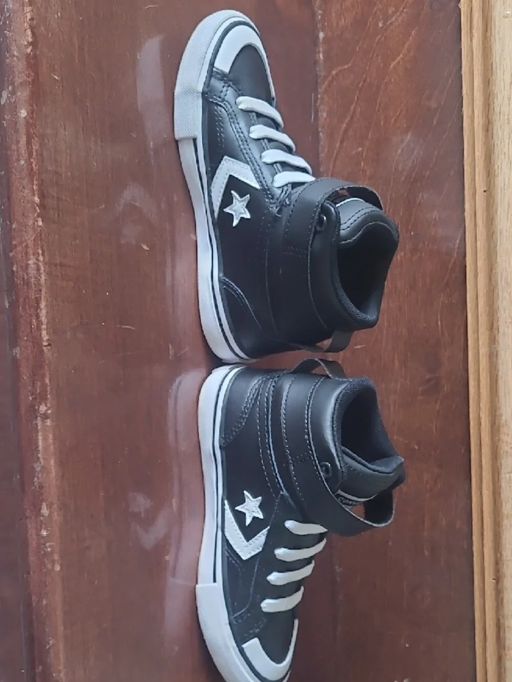 Converse Black and White Kids High-Top Sneakers